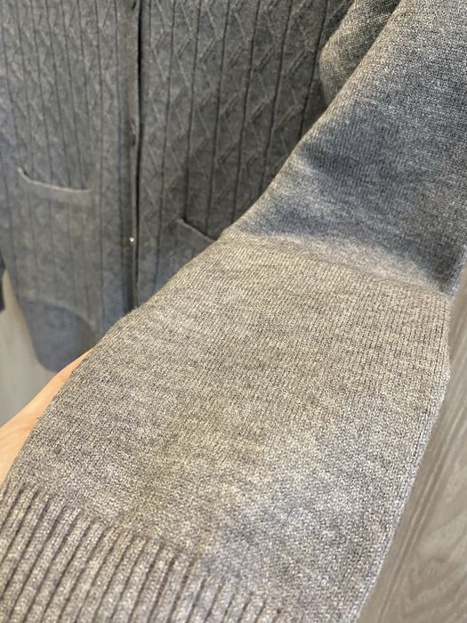 Женский серый кардиган