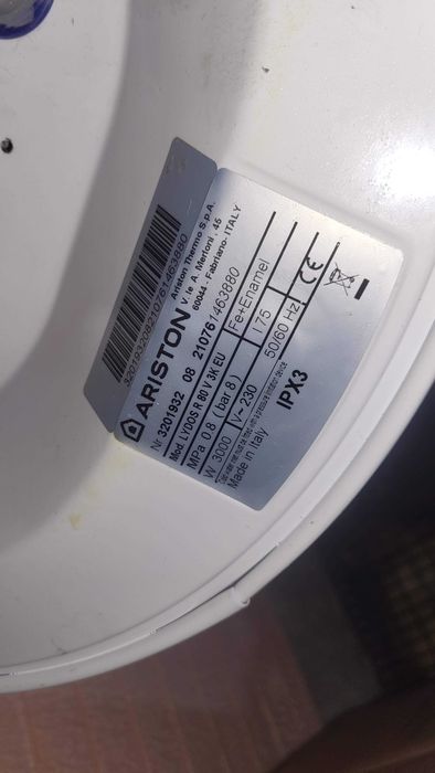 Бойлер ariston lydos r 80 v 3k eu 3000W