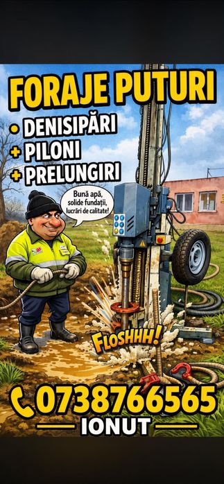 Foraje puturi și denisipari
