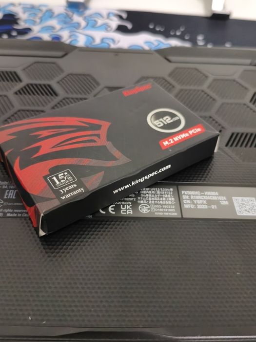 Продам ssd kingspec m2 nvme 512gb