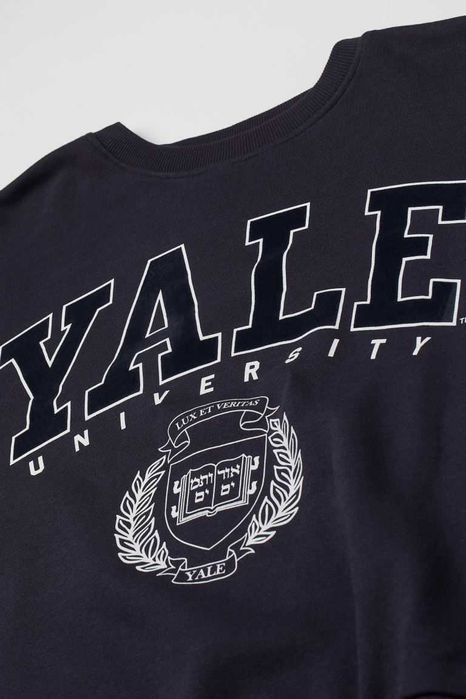 Свитшот женский H&M+ Printed Sweatshirt  (Plus size)! Новый с бирками!