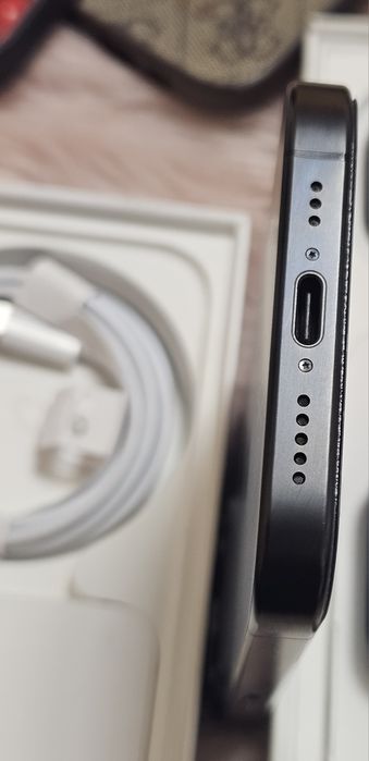 Iphone 15 pro negru 128GB, full box