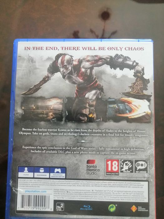 Игра God of War Remastered за PS4