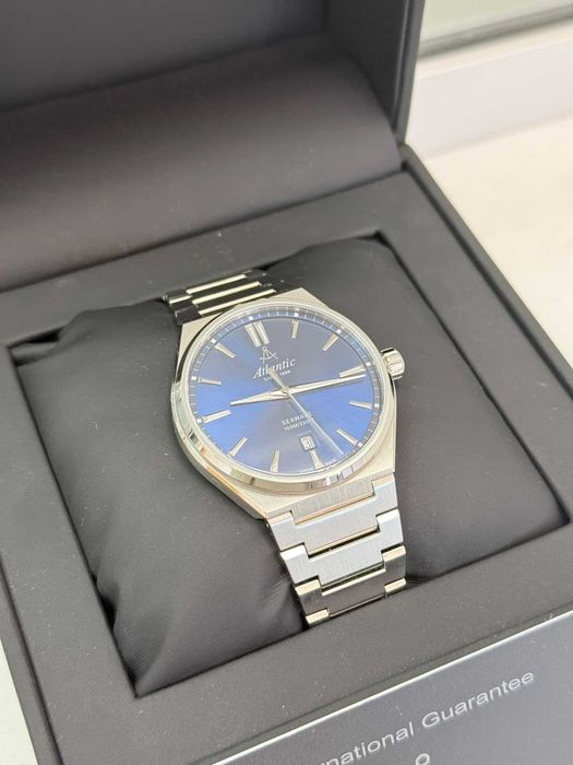 [10017] Ceas Atlantic Seawave Albastru Sunray Quartz / Amanet Tulcea