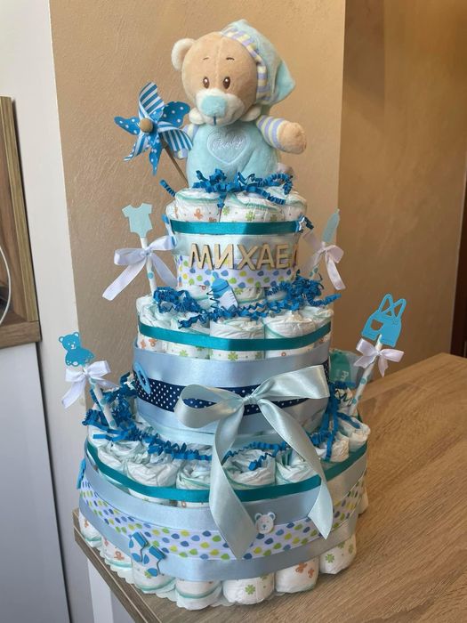 Торта от памперси