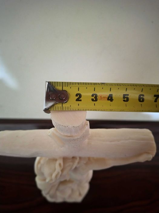 Страхотна Статуетка-Разпятие От Алабастър