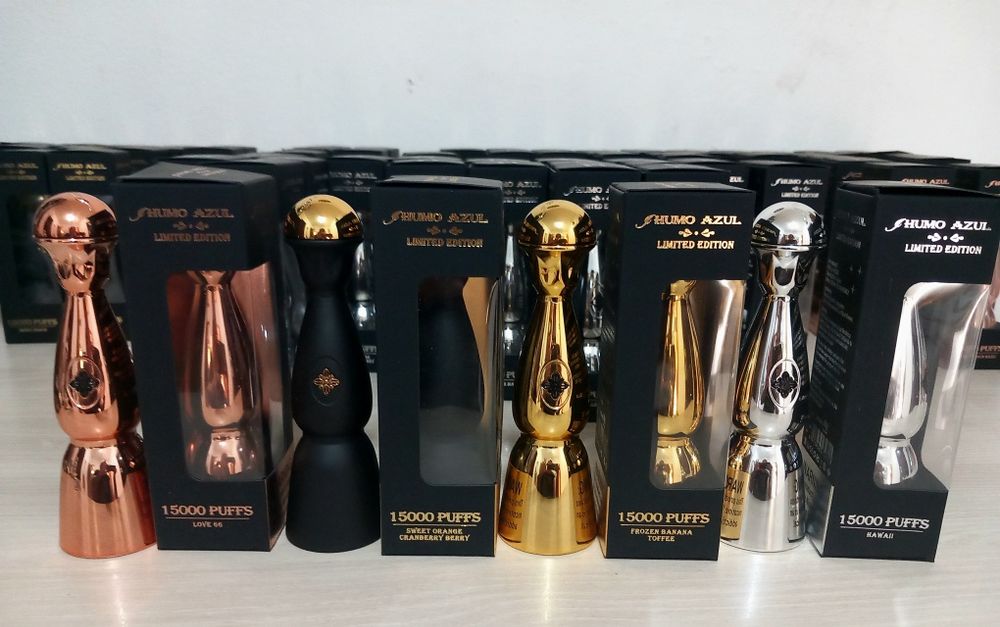 Vape-uri Humo Azul LIMITED EDITION 15k Black/Gold/Silver/Rose Gold