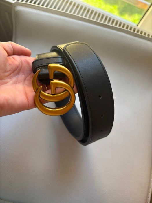 Curea Originală Gucci Interlocking G Leather Belt – Mărimea 80/32 (Verificabilă)