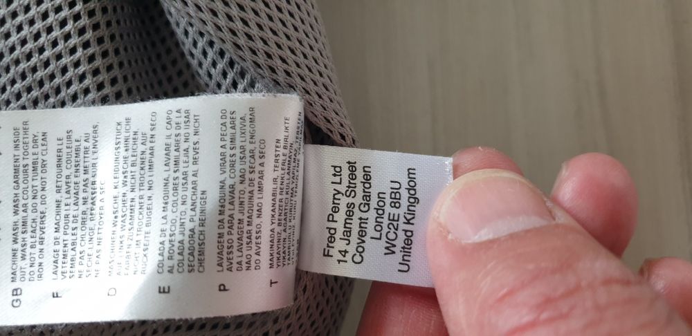 Fred Perry Mens  Wind Jacket / 2XL Пролет - Есен ОРИГИНАЛ! Мъжко Яке!