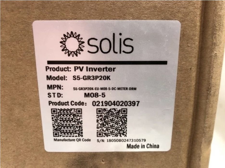 Solis S5 - GR3P20K соларен инвертор