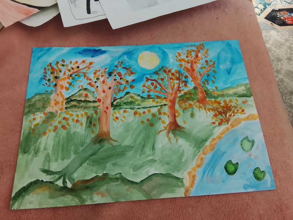 Картины на бумаге