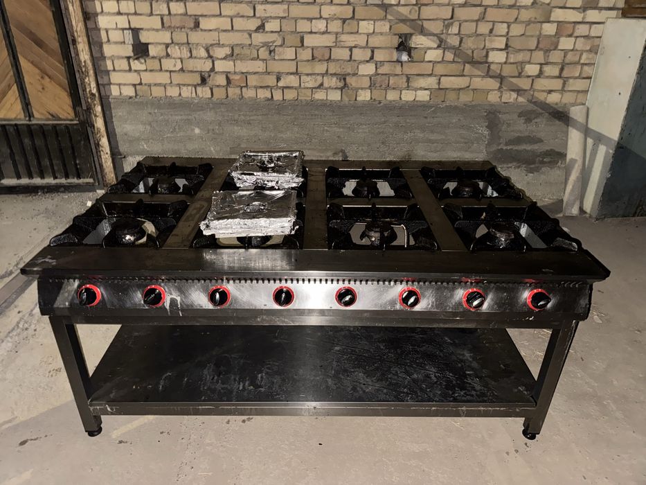 Газ плита 8х комфортная KITMACH