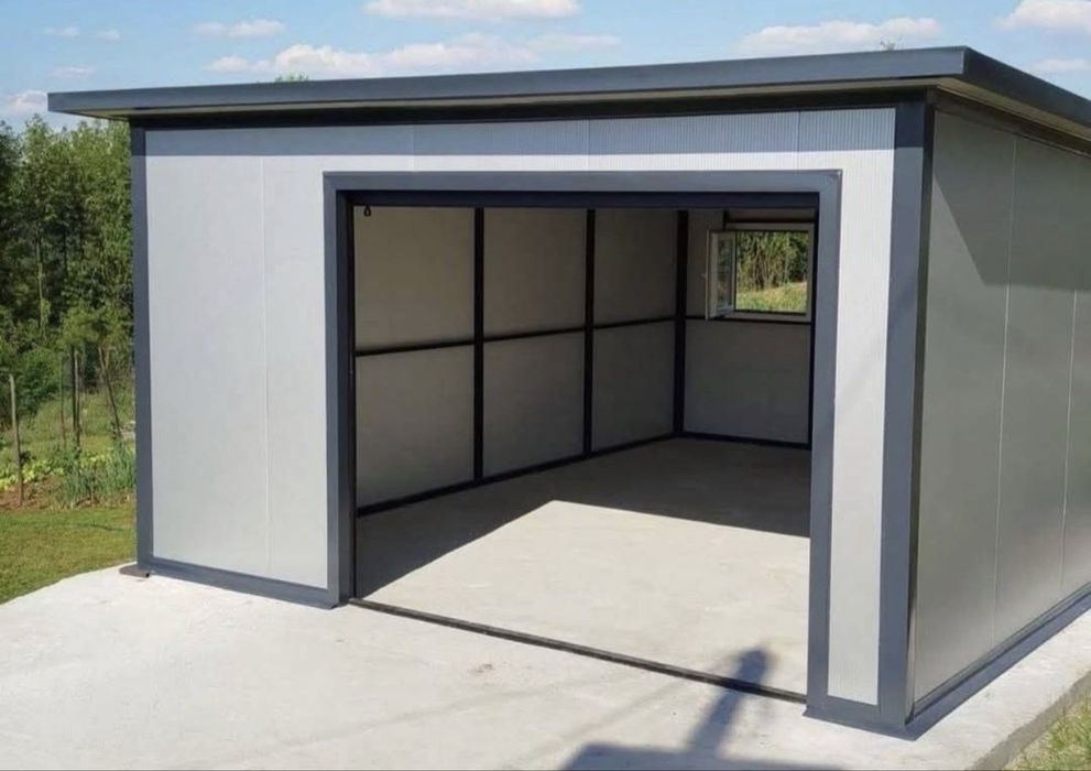 Garaje auto pe structuri metalice