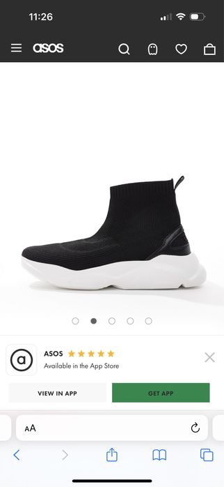 Обувки Hugo тип чорап