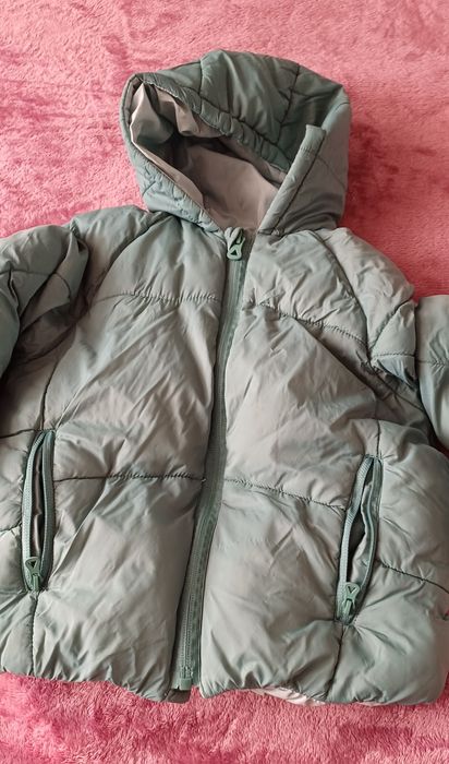 Geaca pufoasa copii Zara 98 cm