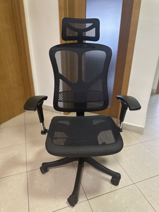 Ергономичен стол RFG TECH SMART, Multi-function, до 250 kg, черен