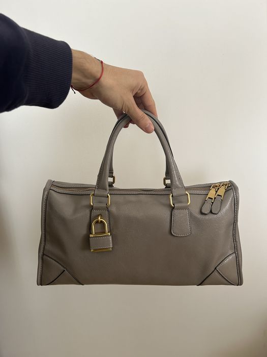 Дамска чанта за през рамо, боулинг стил