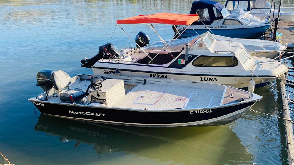 Barca aluminiu motocraft xl430 + yamaha f20 + peridoc + BONUS