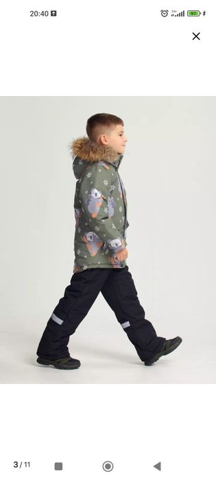 Новый зимний комбез на 7 лет