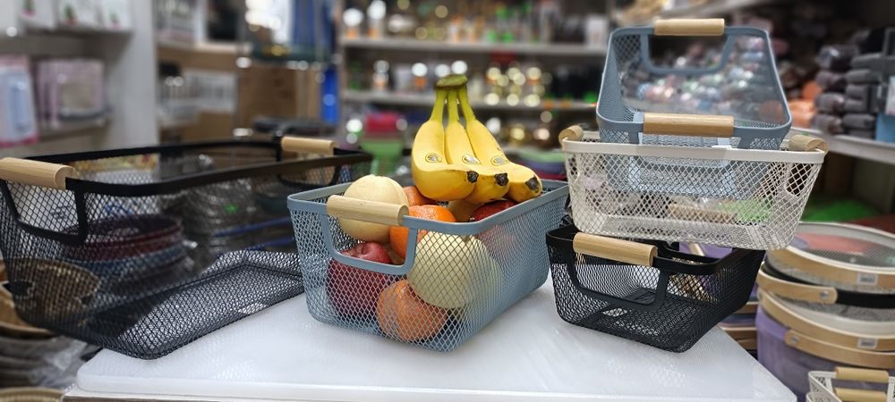 To'qilgan savat xar- xil ko'rinishda