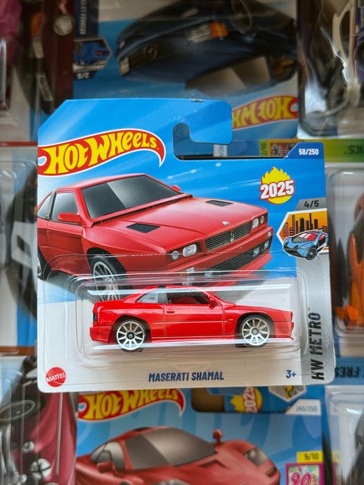 Hot Wheels Maserati Shamal (rosso maserati)