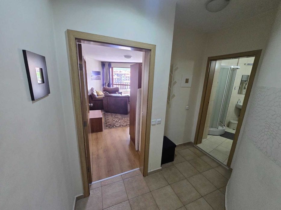 PRIME LOCATION: Двустаен апартамент срещу Kempinski Hotel Grand Arena, за продажба в Банско