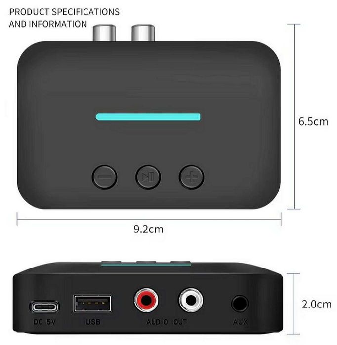 Adaptor receptor audio Bluetooth