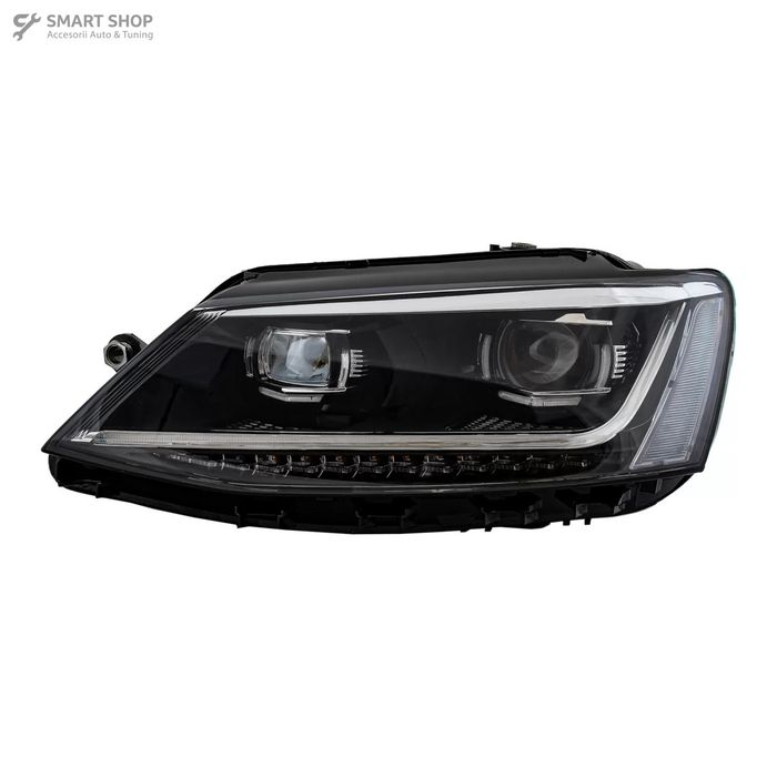 Faruri LED DRL compatibil cu VW Jetta Mk6 VI (2011-2017) Semnal Dinamic Secvential Xenon Matrix Design