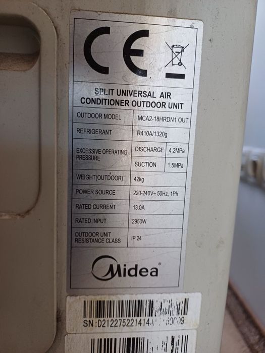 Климатици Трео и Мидеа - касетъчни