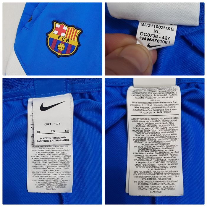 Pantaloni sport Nike Dri Fit Barcelona, trening poliester nr XL (men)