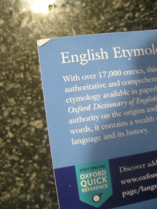 The Concise Oxford Dictionary of English Etymology