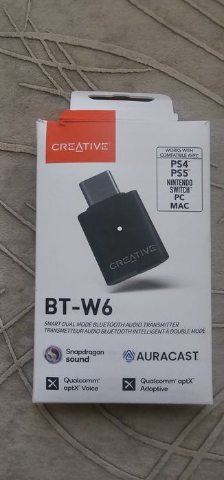 Продавам Аудио Bluetooth Aдаптер Creative BT-W6
