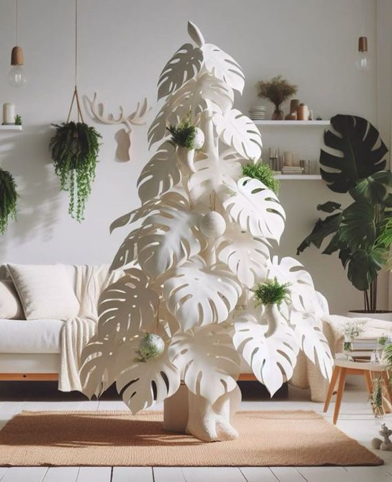 Новогодняя Ёлка-Монстера