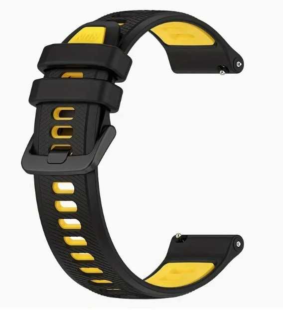 Curea silicon Huawei GT,GT2,GT3,GT4,GT5(46mm) 22mm - catarama Neagra*