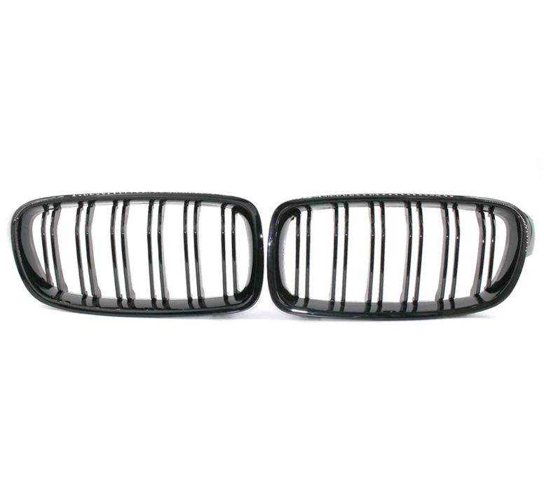 Grila DublaNari BMW Seria 3 F30 F32 F31 F34 F35 F36 Negru Lucios