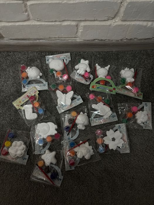 Гипсовые фигурки из гипса для детей -раскраски