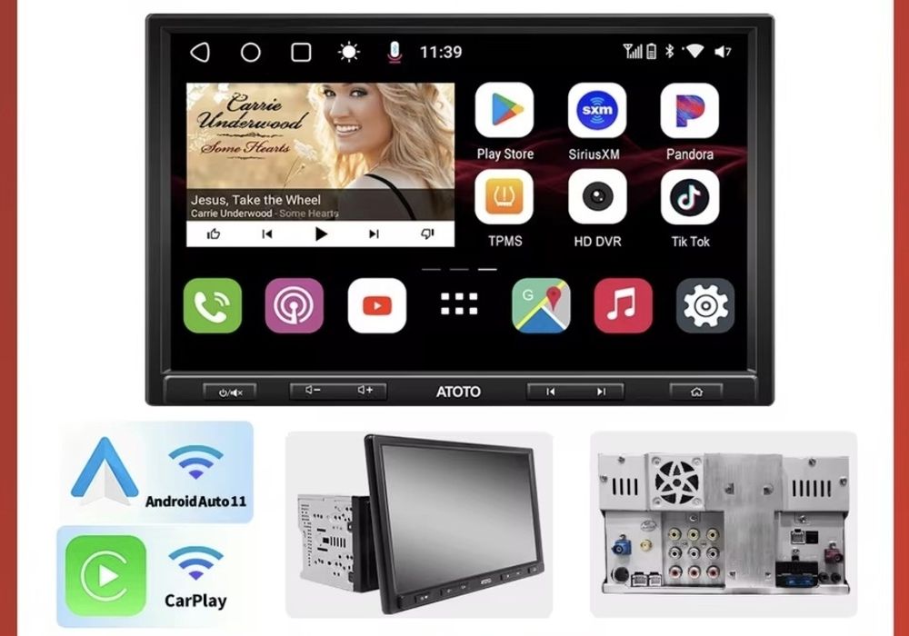 ATOTO S8 Pro 10" Android Head Unit – GPS, BT, CarPlay/Android Auto
