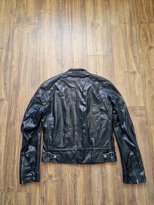 Страхотно мъжко кожено яке ROCKENBLUE,  естествена кожа,  размер  S