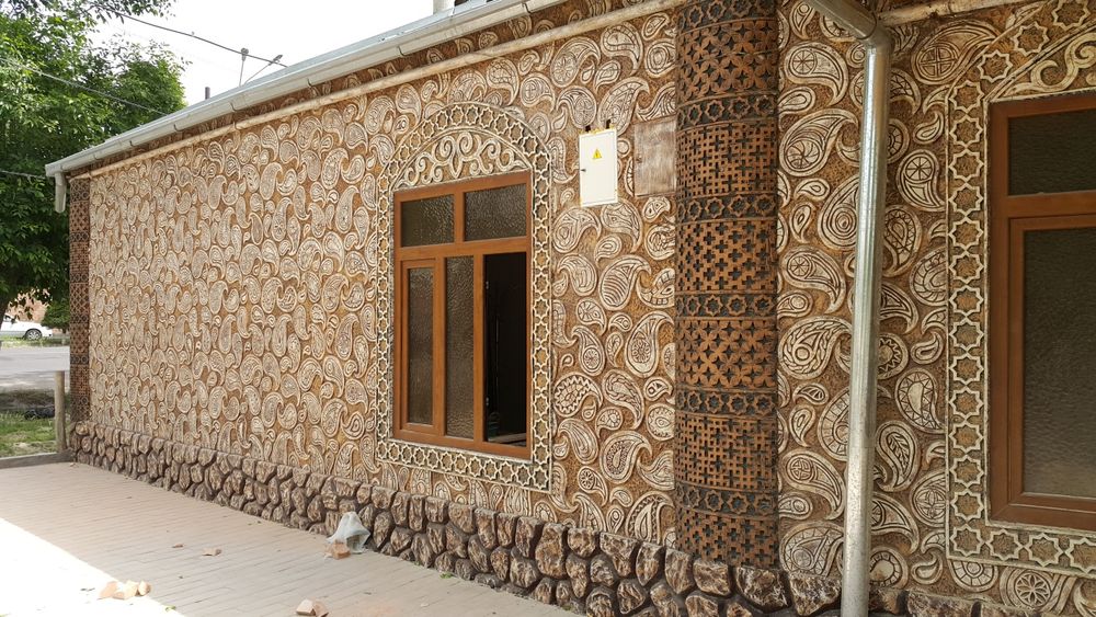 Ганч,водопад.арт бетон,фактура,декоративная штукатурка,,барельеф,