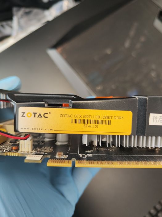 Placă video Zotac GTX 650TI  1Gb 128 bit DDR 5