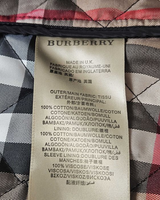 Дамско яке Burberry Copford Diamond - S