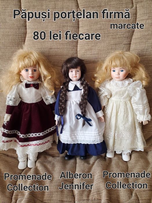 Păpuși porțelan 40/46 cm