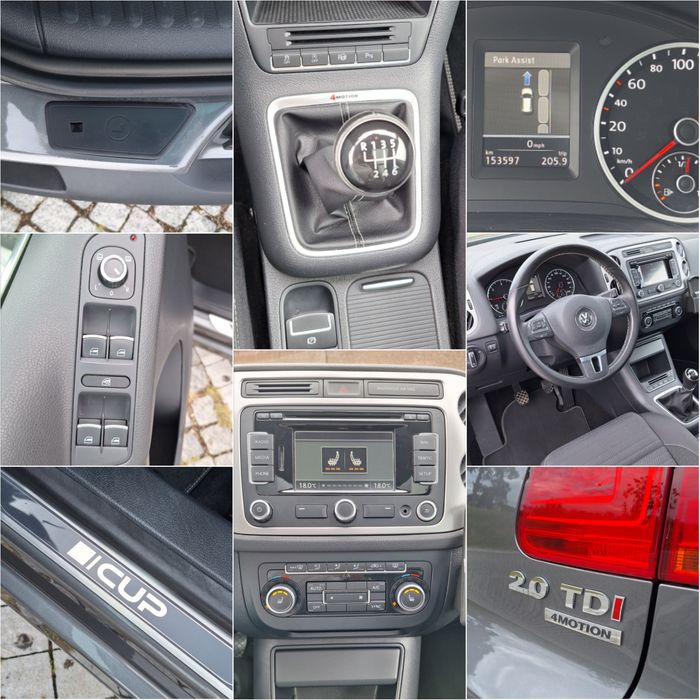 VW Tiguan CUP 4 Motion 2014 2.0 Tdi 177 CP Xenon Led Navi Park Assist Panoramic Climatronic Cârlig Senzori 360°