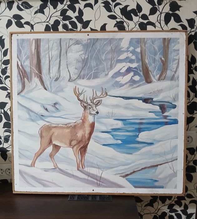 Картина "Олень".
