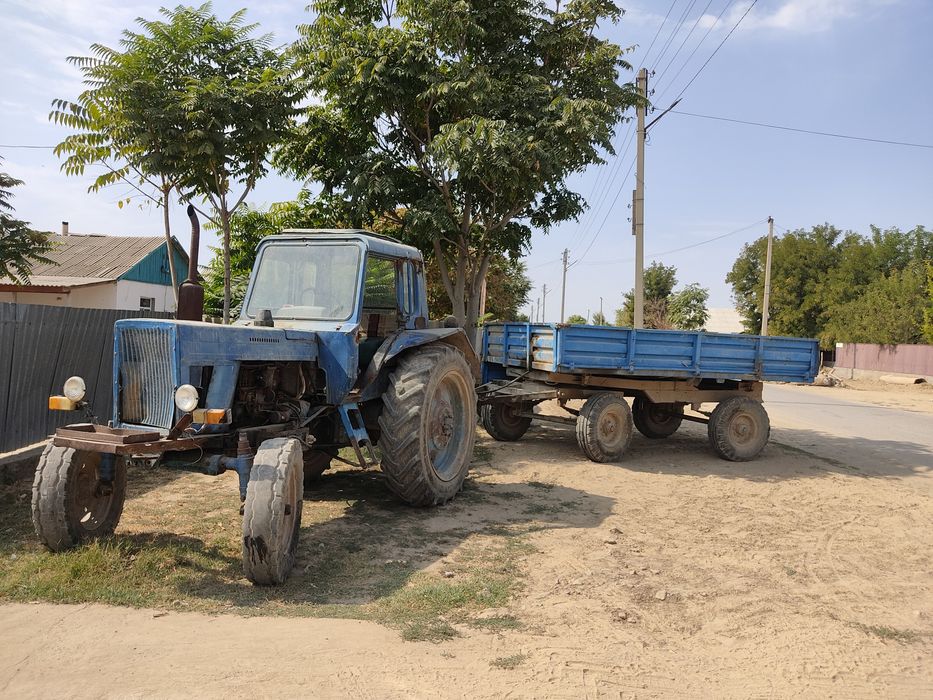Трактор МТЗ-80 Тележка есть