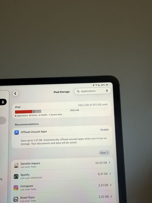 Ipad pro 12,9 inch M1 512gb celular