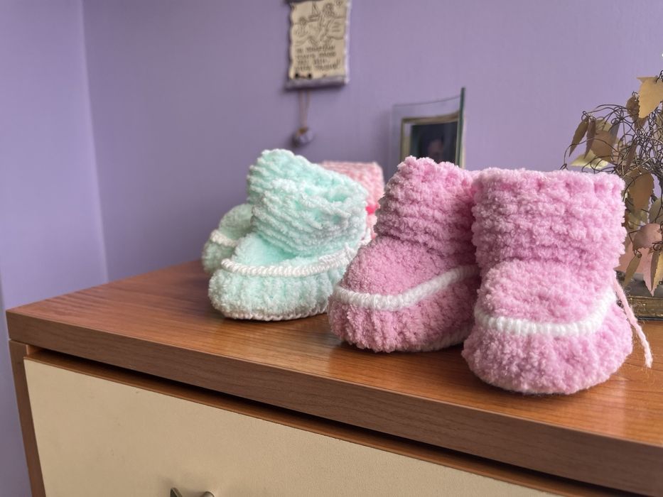 Ръчно плетени терлички