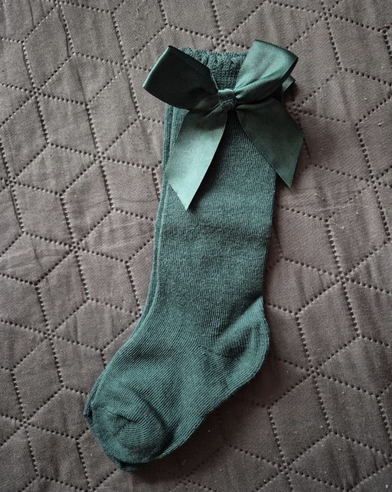 Sosete cu fundita fetite diferite culori