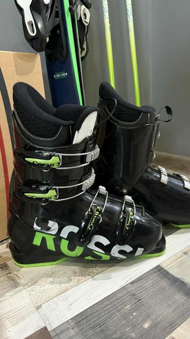 Rossignol комплект ски + щеки + обувки