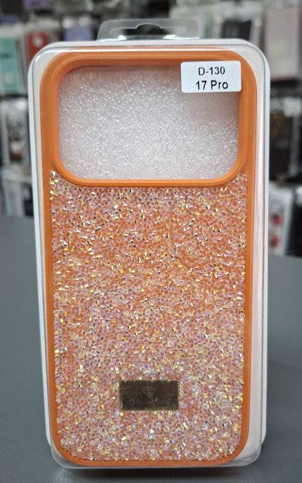 Гръб Swarovski за IPhone 17 Pro блестящ кейс за страхотна защита
